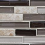 Grouted tile - glass and ceramic