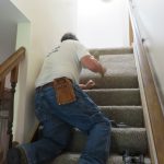 Securing the Carpet on Stairs